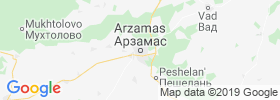Arzamas map